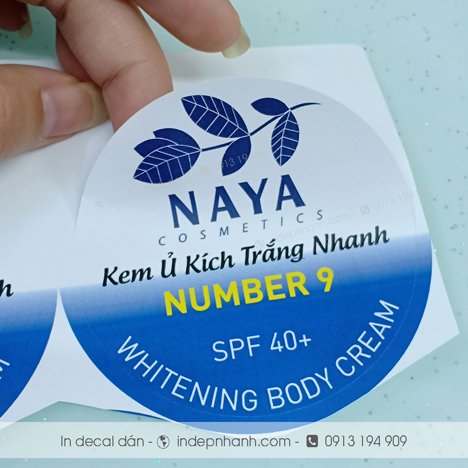 Dịch vụ in nhãn dán theo yêu cầu tại Bình Thuận uy tín, chất lượng